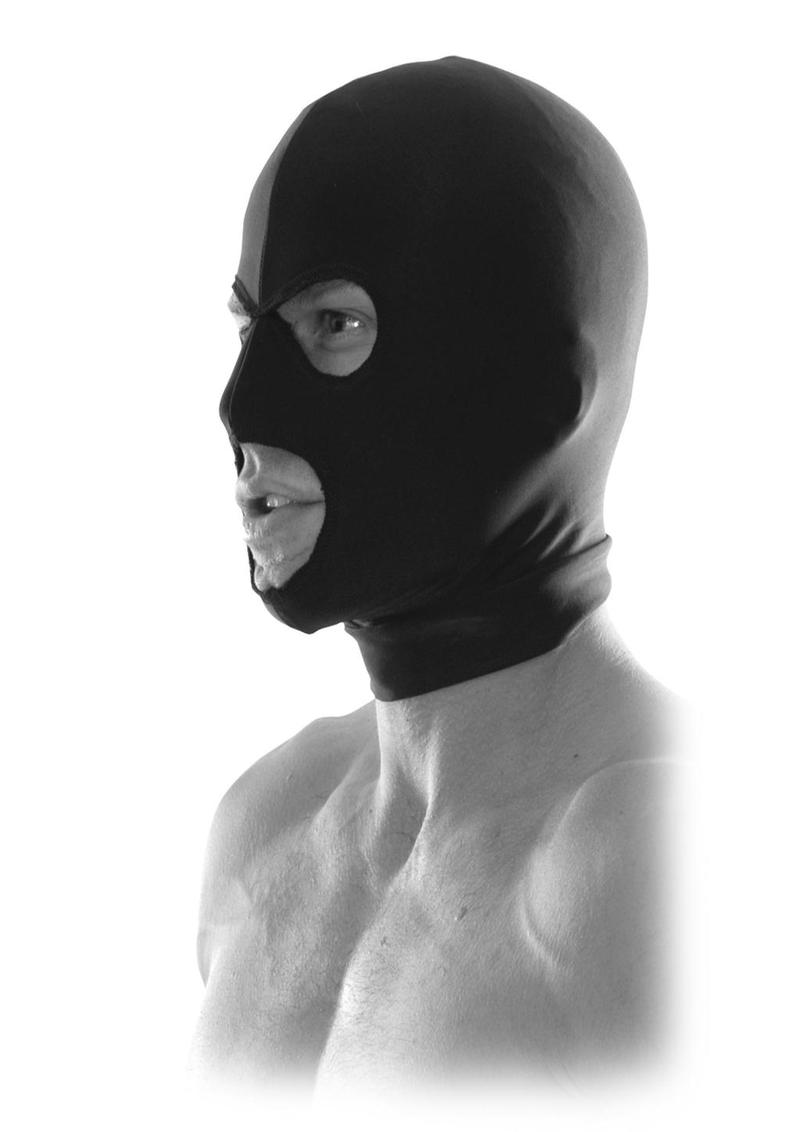 Fetish Fantasy | Spandex Hood | 3-Hole Submission Mask