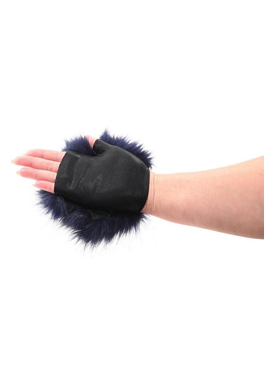 Spiked Sensory Glove - Navy/Gold
