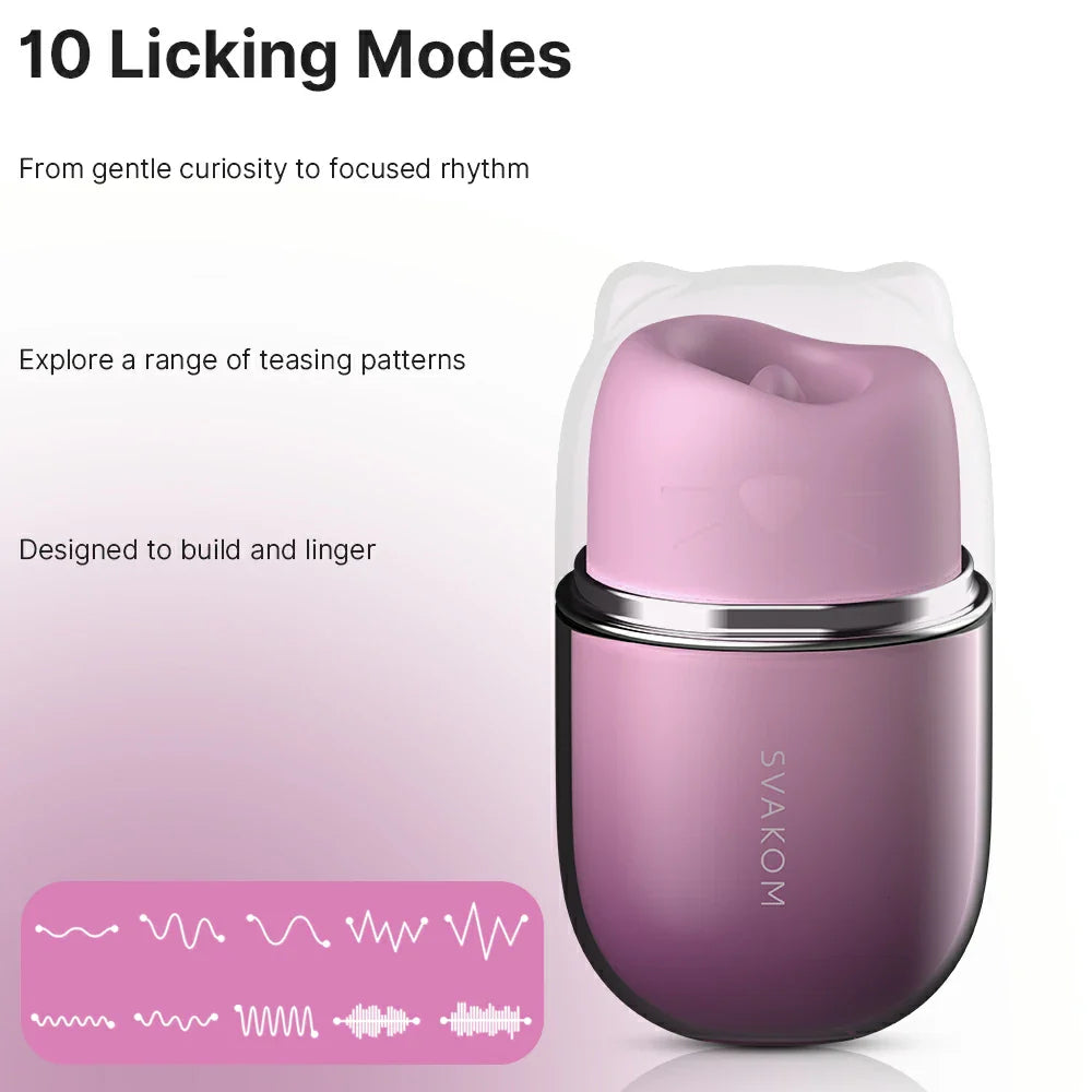 Svakom | Klitty | Oral Sex Simulator - Licking & Sucking Dual Action Toy
