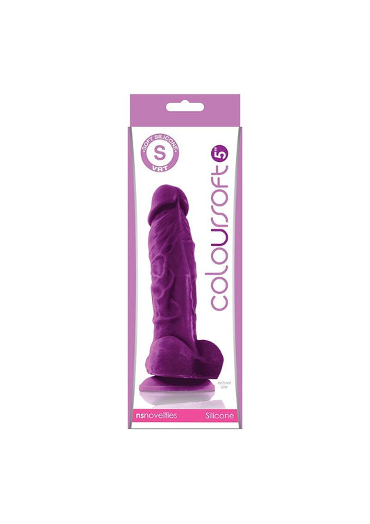 Coloursoft Silicone Dildo 5in