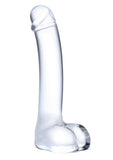 Glas Realistic Curved Glass G Spot Dildo 7in