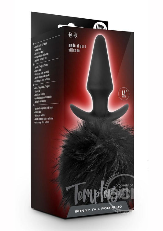 Temptasia Bunny Tail Pom Silicone Butt Plug