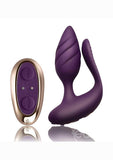 Cocktail Rechargeable Silicone Couples Vibrator with Remote Control