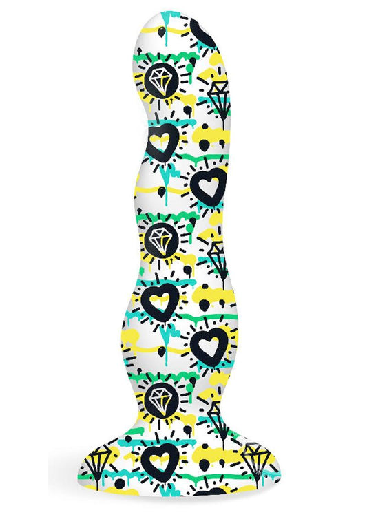Collage Silicone Dildo
