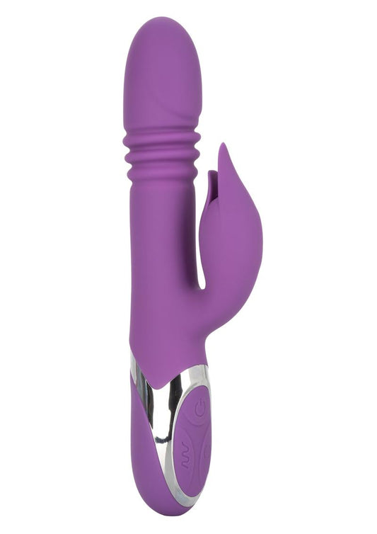 Enchanted Kisser Rechargeable Silicone Thrusting Rabbit Vibrator