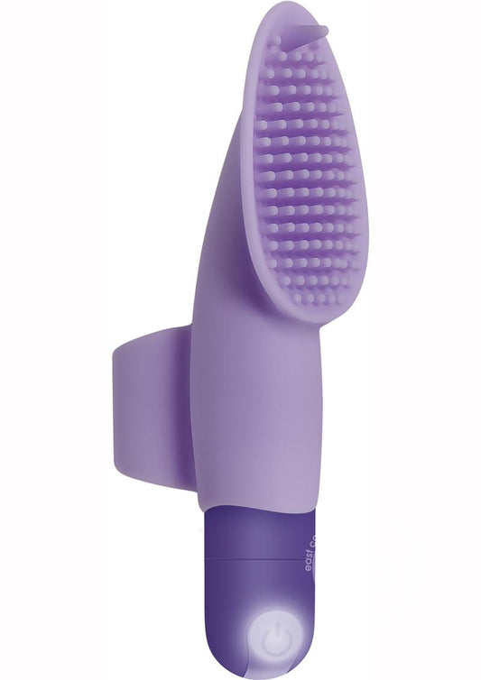 Fingerific Rechargeable Silicone Finger Bullet Vibrator with Clitoral Stimulator