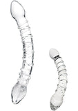 Glas Double Trouble Glass Dildo Clear