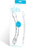 Glas Double Trouble Glass Dildo Clear