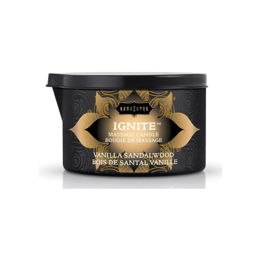 Kama Sutra Ignite Massage Candle - Vanilla Sandalwood
