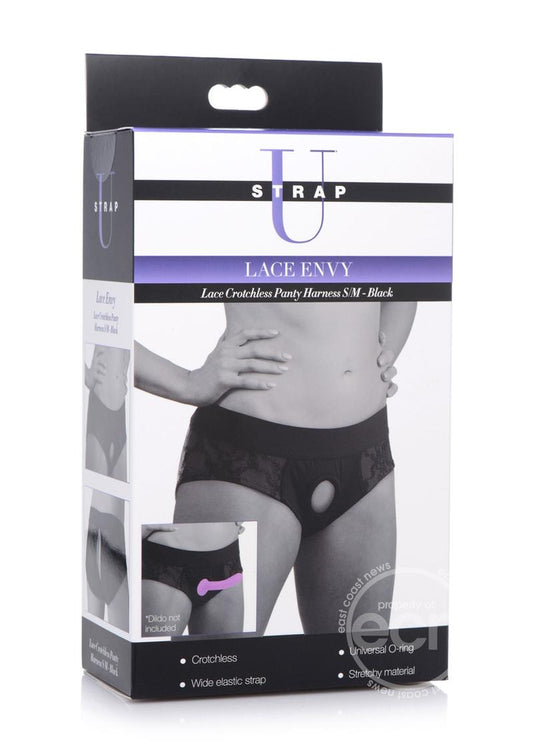 Lace Envy Crotchless Panty Harness