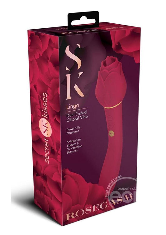 Rosegasm Lingo Rechargeable Silicone Dual End Vibrator