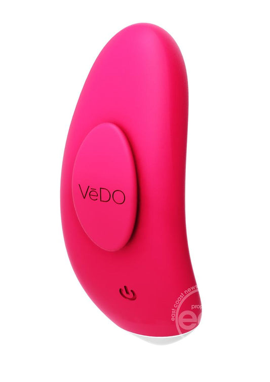 VeDO Niki Rechargeable Silicone Panty Vibe - Foxy Pink
