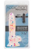 Addiction Party Marty Silicone Dildo with Balls 7.5in