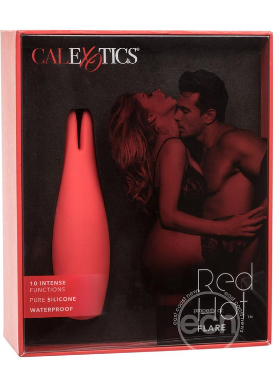 Red Hot Flare USB Rechargeable Silicone Massager