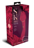 Rosegasm Twosome Rechargeable Silicone Dual End Vibrator with Clitoral Stimulator