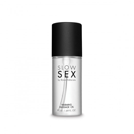 Bijoux Indiscrets Slow Sex Warming Massage Oil 1.69oz