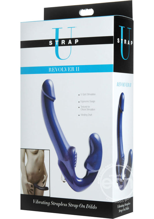 Strap U Revolver II Vibrating Strapless Strap On