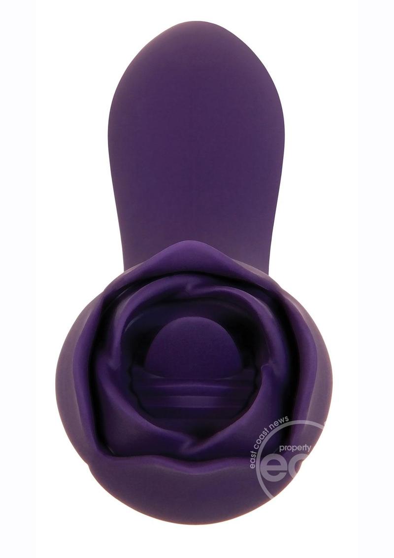 Thorny Rose Rechargeable Silicone Dual-End Vibrator