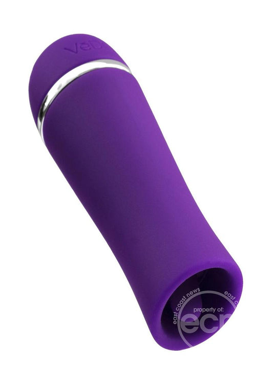 VeDO Liki Rechargeable Silicone Flicker Clitoral Vibrator - Deep Purple