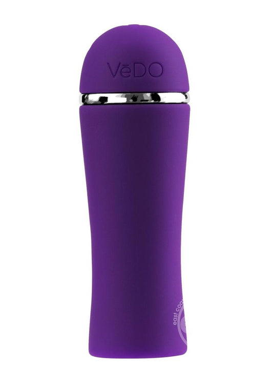 VeDO Liki Rechargeable Silicone Flicker Clitoral Vibrator - Deep Purple