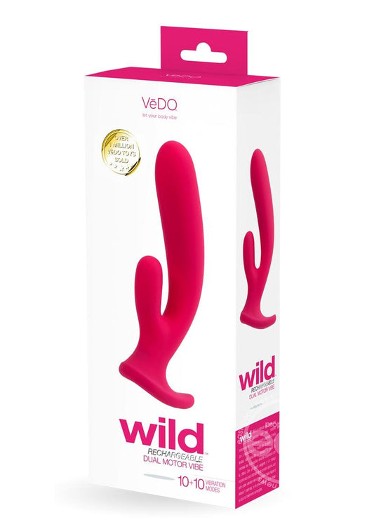 Wild Rechargeable Silicone Dual Vibe