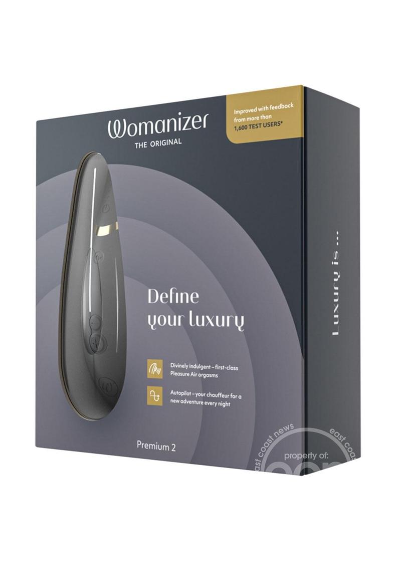 Womanizer Premium 2 Rechargeable Silicone Clitoral Stimulator